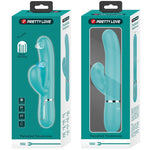 PRETTY LOVE - PERLITA MULTIFUNKTIONS-3-IN-1-G-PUNKT-VIBRATOR AQUA GRÜN