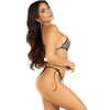 LEG AVENUE - DIAMANTEN-BIKINI BLAU