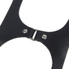 SUBBLIME - GANZKÖRPERHARNESS MIT LEDERSCHNALLEN SCHWARZ EINE GRÖSSE