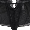 SUBBLIME - TEDDY-HALTER-NECK-BARE-BACK-SPITZE SCHWARZ S/M