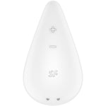 SATISFYER - DEW DROP VIBRATOR AUFLEGEN WEISS