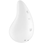 SATISFYER - DEW DROP VIBRATOR AUFLEGEN WEISS