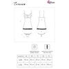 LIVCO CORSETTI FASHION - ZERUNAM SET BABYDOLL + SCHWARZER TANGA