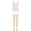 LIVCO CORSETTI FASHION - PERSINNE PEACH SET KORSET + HÖSCHEN + STRÜMPFE