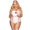 SUBBLIME - SEXY KRANKENSCHWESTERKOSTÜM MIT TEDDY S/M