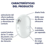 SATISFYER - CUTIE GHOST AUFLEGEVIBRATOR WEISS