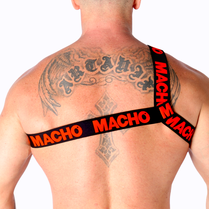 MACHO - RÖMISCHES HARNESS WEISS S/M