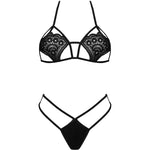 LIVCO CORSETTI FASHION - JIMENA LC 20216 BH + STRING SCHWARZ EINE GRÖSSE