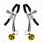 KINK - GOLDENE EINZELNE GLOCKEN-NIPPELNKLEMME 6 CM