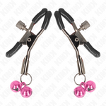KINK - DOPPELGLÖCKCHEN-NIPPELKLAMMER ROSA 6 CM