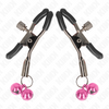 KINK - DOPPELGLÖCKCHEN-NIPPELKLAMMER ROSA 6 CM