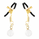 KINK - GLASPERLEN-NIPPELKLAMMERN GOLD 6 CM