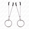 KINK - DÜNNE NIPPELKLEMMEN MIT O-RING 7 CM