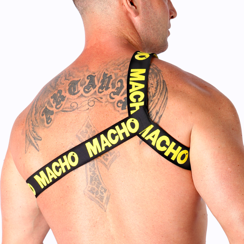 MACHO - RÖMISCHES HARNESS WEISS S/M