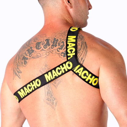MACHO - RÖMISCHES HARNESS WEISS S/M