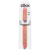 KING COCK - DICKES DOPPELDILDO FLEISCH 40.6 CM
