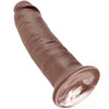 KING COCK - 10 DILDO BRAUN 25.4 CM