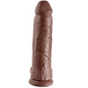 KING COCK - 12 DILDO BRAUN MIT EIER 30.48 CM