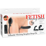 FETISH FANTASY SERIE INFLATABLE VIBRATING STRAPLESS STRAP-ON