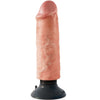 KING COCK - VIBRATORDILDO 15.24 CM NATÜRLICH