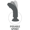 KING COCK - VIBRATORDILDO 15.24 CM NATÜRLICH