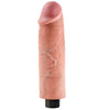 KING COCK - VIBRIERENDER DILDO 25.5 CM NATÜRLICH