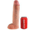 KING COCK - 28 CM HOHLES STRAP-ON-STRUMPFSYSTEM FLEISCH