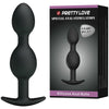 PRETTY LOVE - SILIKON ANALKUGELN 12.5 CM SCHWARZ
