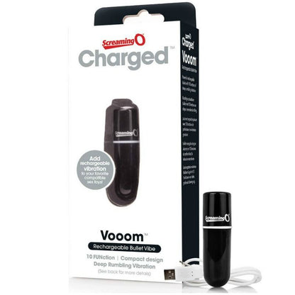SCREAMING O - WIEAUFLADBARE VIBRIERBULLET VOOOM SCHWARZ