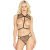 LEG AVENUE - NET KÖRPERGURT UND G-STRING 81538 - EINHEITSGRÖSSE