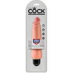 KING COCK - STEIFER REALISTISCHER VIBRATOR 20.3 CM NATÜRLICH