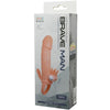 BAILE - BRAVE MAN PENISHÜLLE MIT KLITORIS UND ANALSTIMULATION FLEISCH 16.5 CM