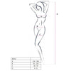PASSION - WOMAN BS014 BODYSTOCKING SCHWARZ EINE GRÖSSE