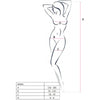 PASSION - WOMAN BS020 BODYSTOCKING SCHWARZ EINE GRÖSSE
