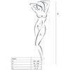 PASSION - WOMAN BS032 ROTER BODYSTOCKING, EINE GRÖSSE