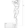 PASSION - WOMAN BS034 BODYSTOCKING SCHWARZ EINE GRÖSSE