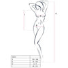 PASSION - WOMAN BS035 ROTER BODYSTOCKING, EINE GRÖSSE