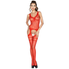 PASSION - WOMAN BS038 ROTER BODYSTOCKING, EINE GRÖSSE