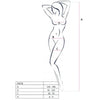 PASSION - WOMAN BS038 ROTER BODYSTOCKING, EINE GRÖSSE