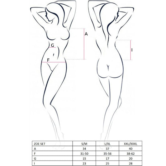 PASSION - WOMAN ZOE SET GRÖSSE S/M