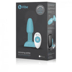 B-VIBE - RIMMING ANALPLUG MIT FERNBEDIENUNG, PETITE TEAL
