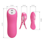 BAILE - ROMANTISCHE WELLENPIZZEN MIT VIBRATION UND FUCHSIAELEKTROSCHOCK