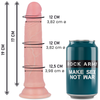 ROCKARMY - LIQUID SILICONE PREMIUM AVENGER REALISTIC 19 CM -O- 3.98 CM