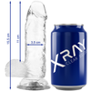 X RAY - KLARER HAHN MIT BLLEN 15.5 CM -O- 3.5 CM