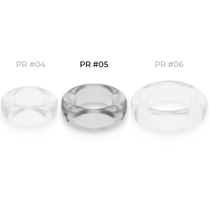 POWERING - SUPER FLEXIBLER UND WIDERSTANDSFÄHIGER PENISRING 4,8 CM PR05 KLAR