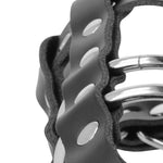 DARKNESS - KEUSCHHEITSKFIG AUS LEDER MIT SCHLOSS