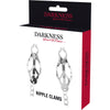 DARKNESS - NIPPELKLEMME AUS METALL MIT KETTE