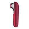 SATISFYER - DUAL LOVE VIBRATOR UND SAUGER MIT PULSIERTER LUFT ROT