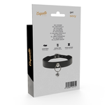 COQUETTE CHIC DESIRE - VEGANE LEDER-HALSKETTE DAMEN-ACCESSOIRE RASSEL/REIFEN