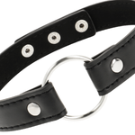 COQUETTE CHIC DESIRE - VEGANE LEDER-HALSKETTE DAMEN-ACCESSOIRE